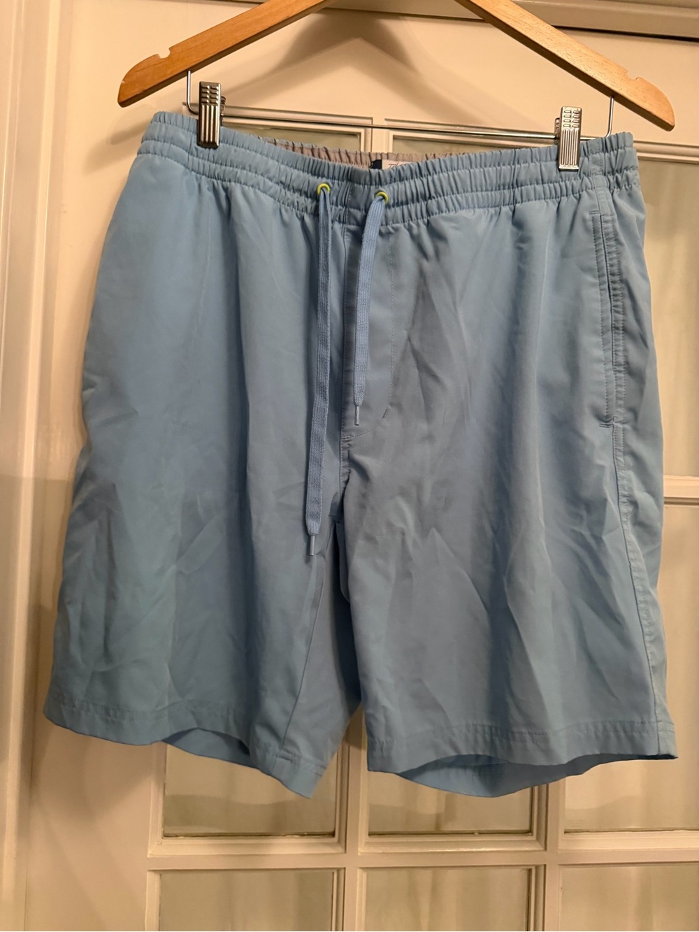 Tailorbyrd Men’s Large Performance Drawstring Stretch Light Blue Shorts